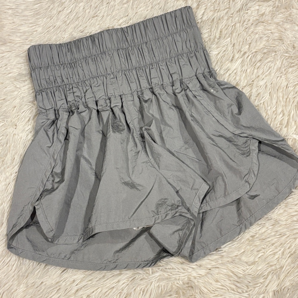 Free People Light Gray Athletic Shorts - Picture 3 of 12